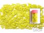 Opaque Bright Yellow Bugle Beads 6mm